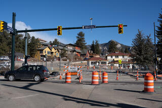 Estes Park Construction and Parking