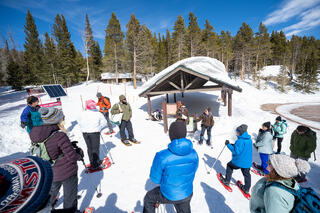 Joining a Ranger-Guided Snowshoe Walk is a Great Way to Explore RMNP this Winter