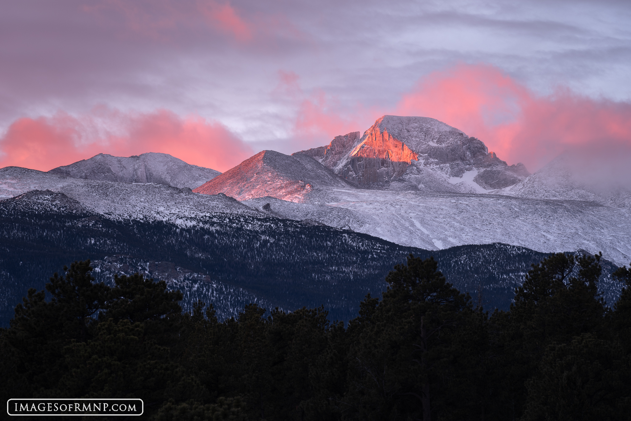 January 22, 2024 On this morning Longs Peak had gorgeous light on it for about three and a half minutes at sunrise. The mountain was coated in...