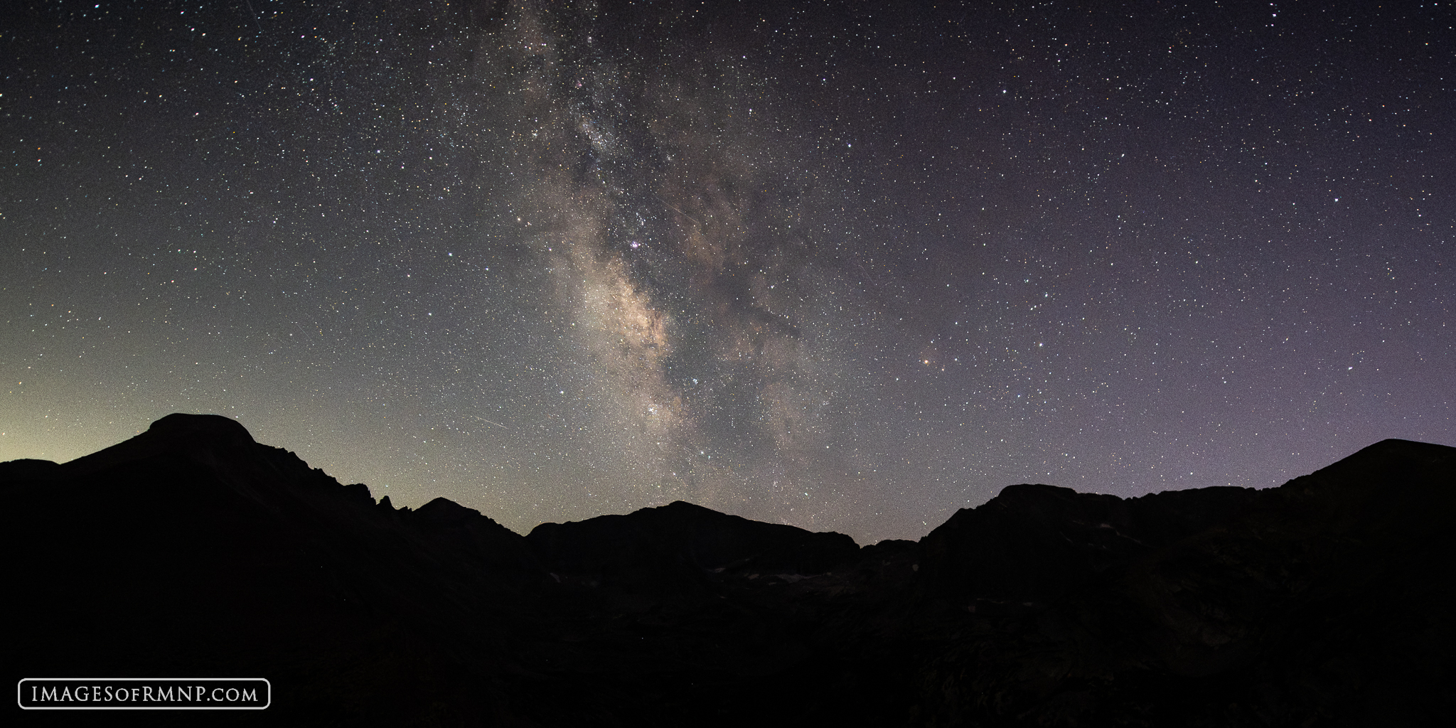 August 30, 2024 On a quiet evening a star-filled sky can be seen above Longs Peak and Chiefs Head Mtn. I actually made a full video about this...