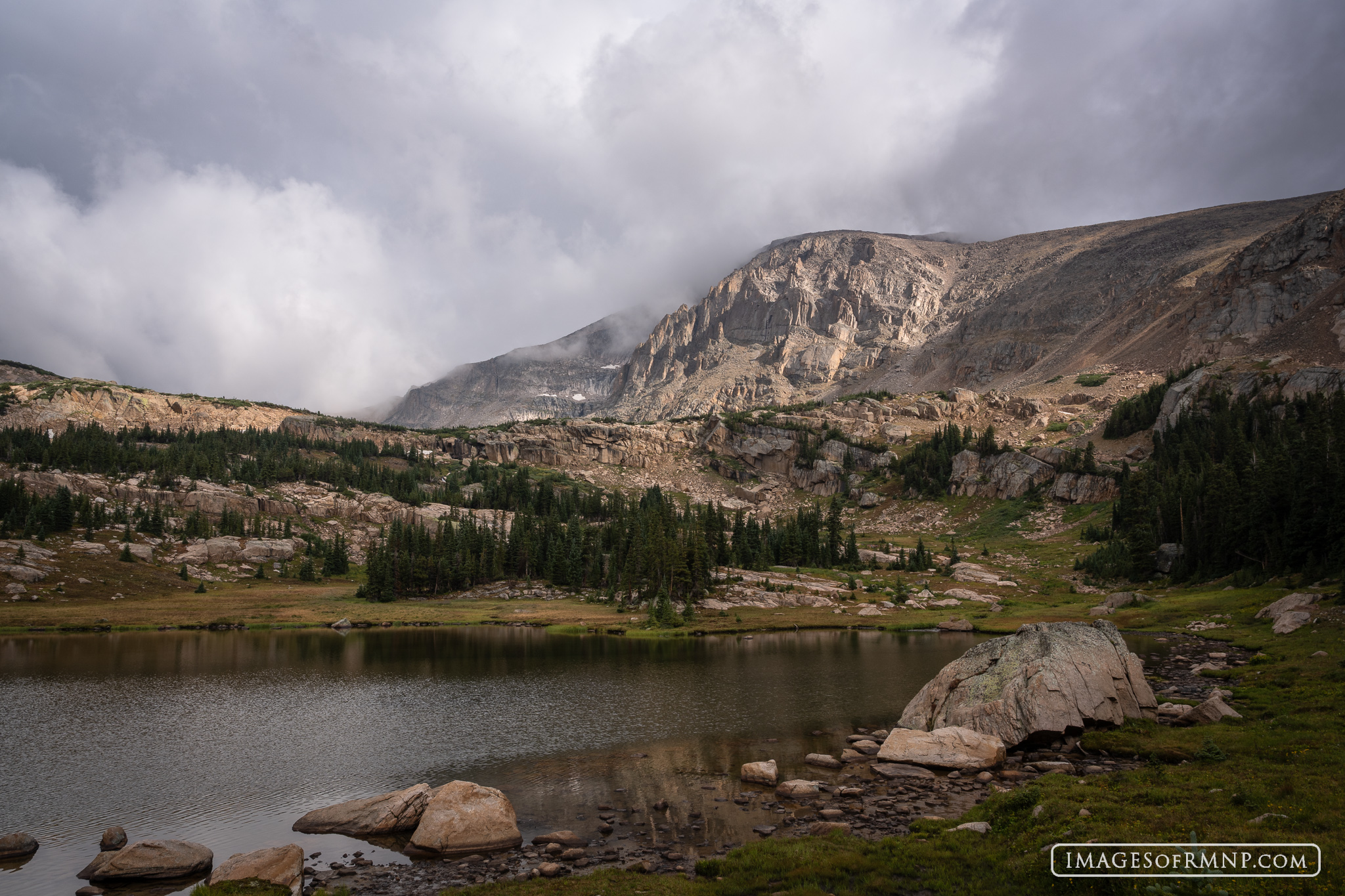 August 30, 2025 My wife and I made a hike in Wild Basin. The clouds were low and threatening, but it felt so wonderful to be up near tree...