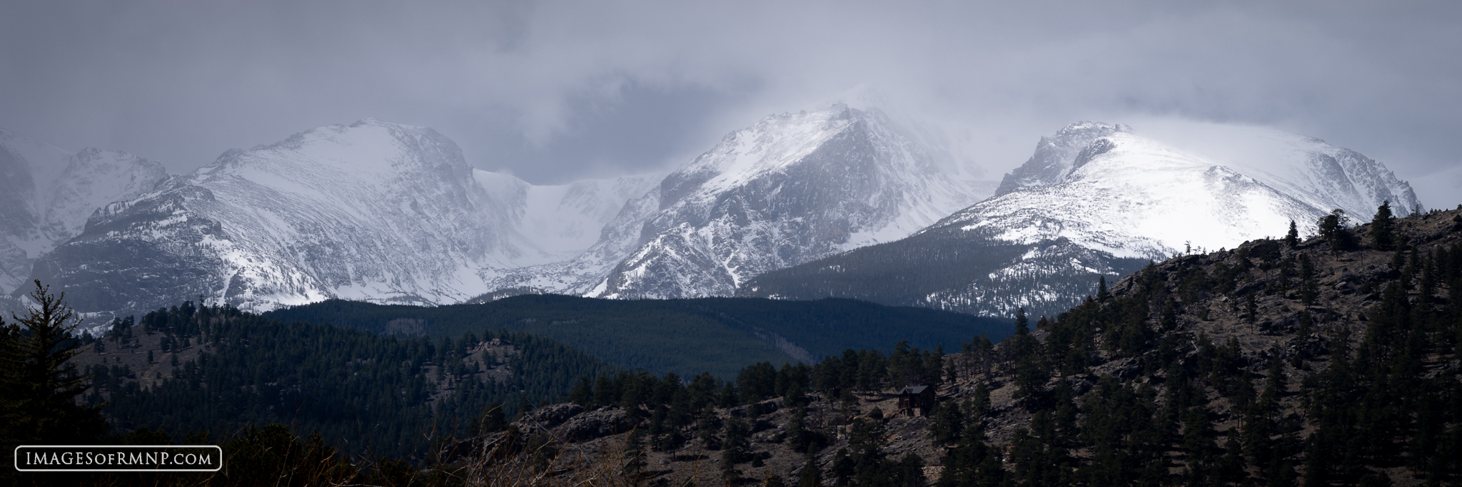 April 2, 2026 A recent snowstorm left a few inches of snow on the mountains making them look much more wintery than they have looked in a while...